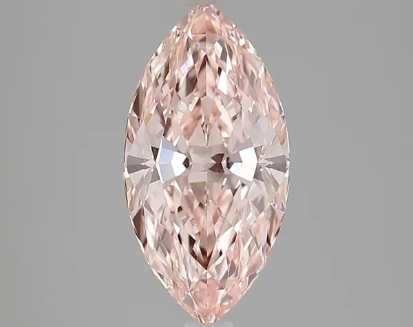 2.55ct MARQUISE Fancy Vivid Pink VVS1 Coloured Lab diamond