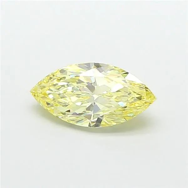 1.54ct MARQUISE Fancy Yellow VVS2 Coloured Lab diamond