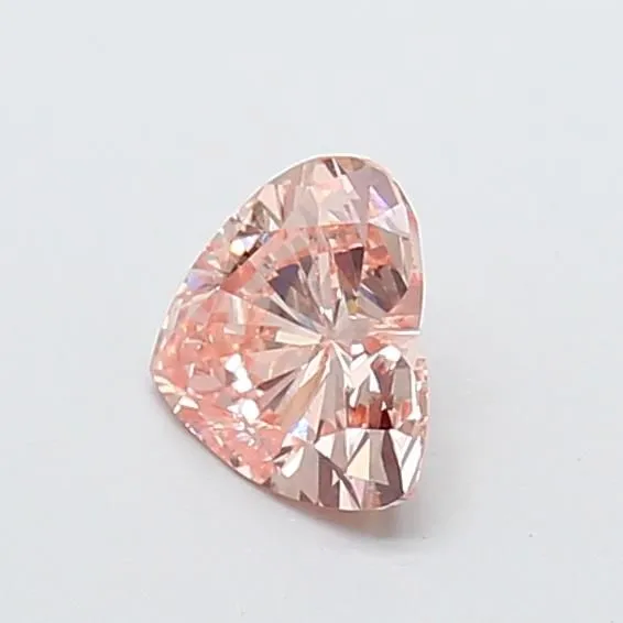0.75ct HEART Fancy Pink VS1 Coloured Lab diamond
