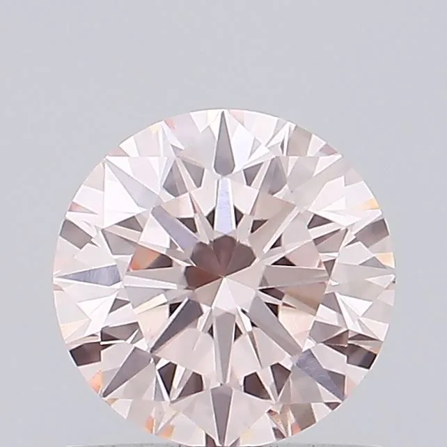 0.77ct ROUND Fancy Intense Pink VVS2 Coloured Lab diamond