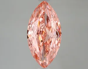 2.8ct MARQUISE Fancy Vivid Pink VS2 Coloured Lab diamond
