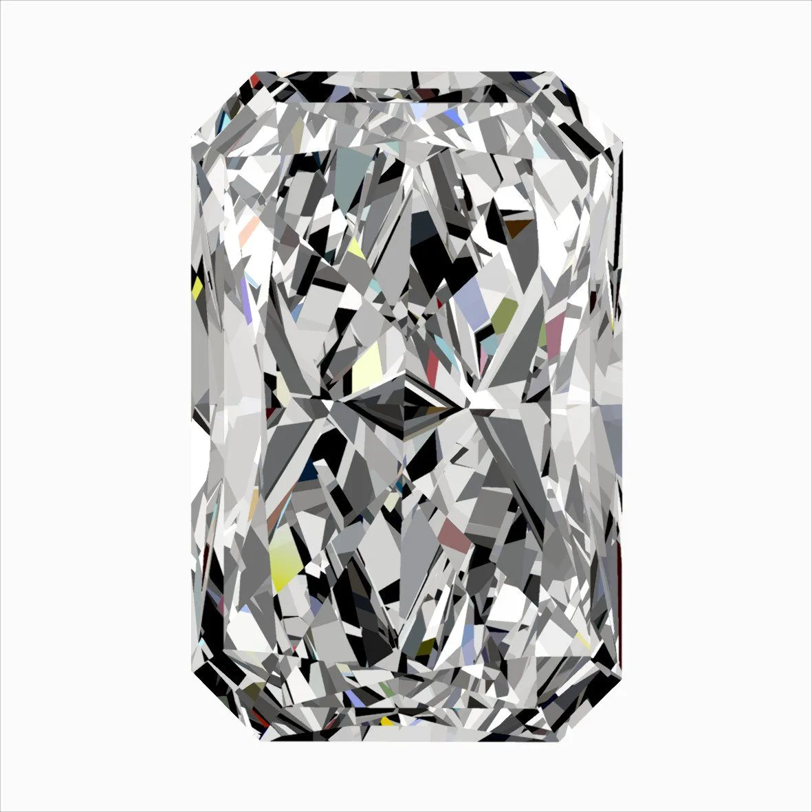 0.41ct RADIANT E IF Natural diamond
