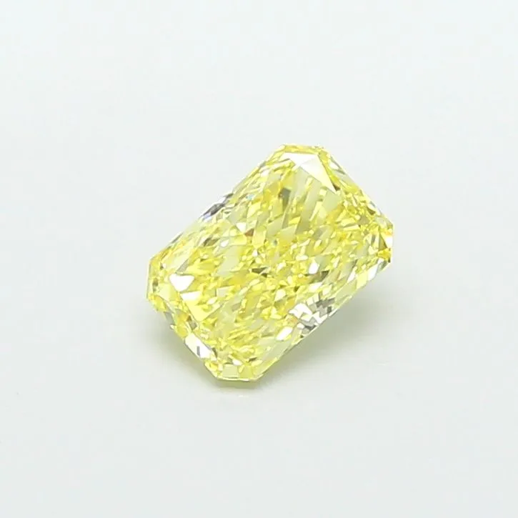 1.07ct RADIANT Fancy Intense Yellow VVS2 Coloured Lab diamond