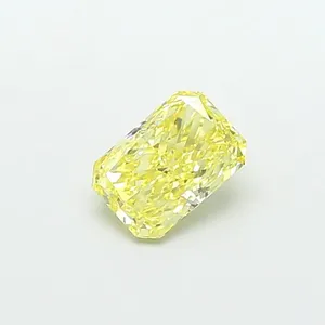 1.07ct RADIANT Fancy Intense Yellow VVS2 Coloured Lab diamond