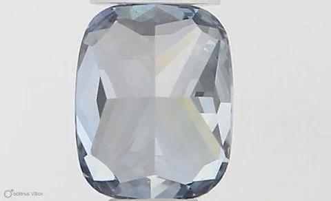 0.40ct CUSHION Fancy Vivid Blue VS1 Coloured Lab diamond