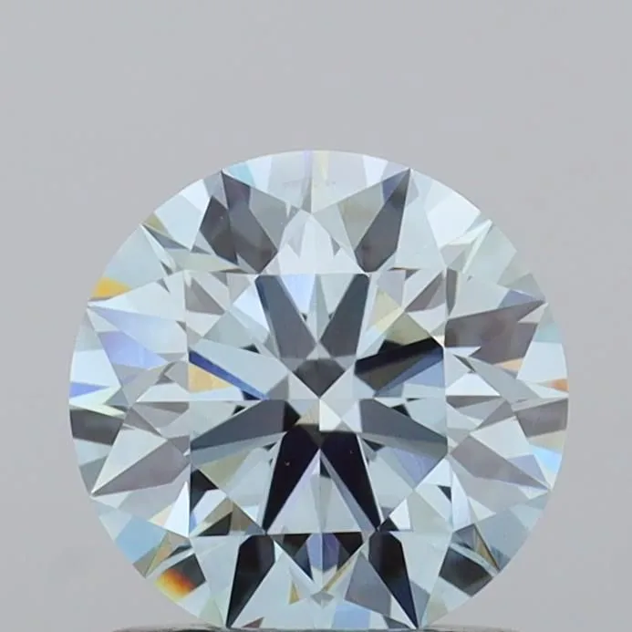 1.05ct ROUND Fancy Grayish Blue VS1 Coloured Lab diamond