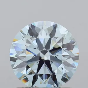 1.05ct ROUND Fancy Grayish Blue VS1 Coloured Lab diamond