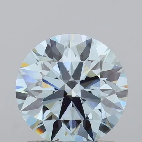 1.05ct ROUND Fancy Grayish Blue VS1 Coloured Lab diamond