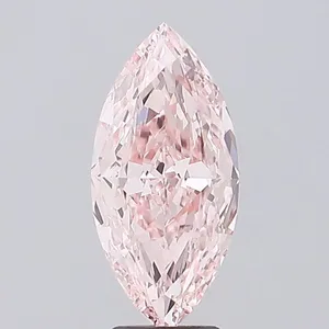 3ct MARQUISE Fancy Intense Pink VVS2 Coloured Lab diamond