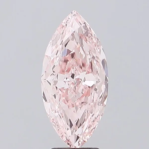 3ct MARQUISE Fancy Intense Pink VVS2 Coloured Lab diamond