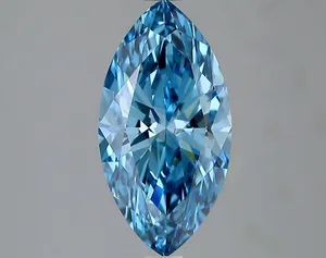 2.01ct MARQUISE Fancy Vivid Blue VVS2 Coloured Lab diamond