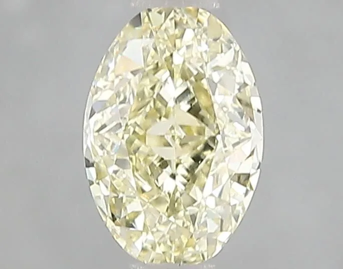 1.08ct OVAL Fancy Yellow VS1 Coloured Lab diamond