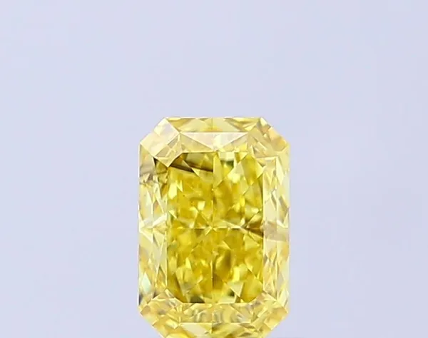 1ct RADIANT Fancy Intense Yellow SI1 Coloured Lab diamond