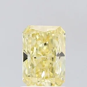 1.02ct RADIANT Fancy Intense Yellow VS2 Coloured Lab diamond