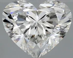 0.83ct HEART F VS2 Natural diamond