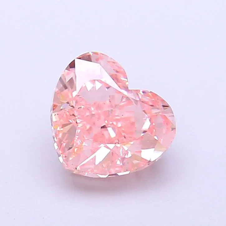1.75ct HEART Fancy Intense Pink VS2 Coloured Lab diamond
