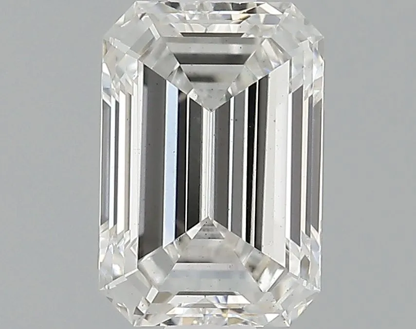 0.81ct EMERALD F VS2 Lab Grown diamond