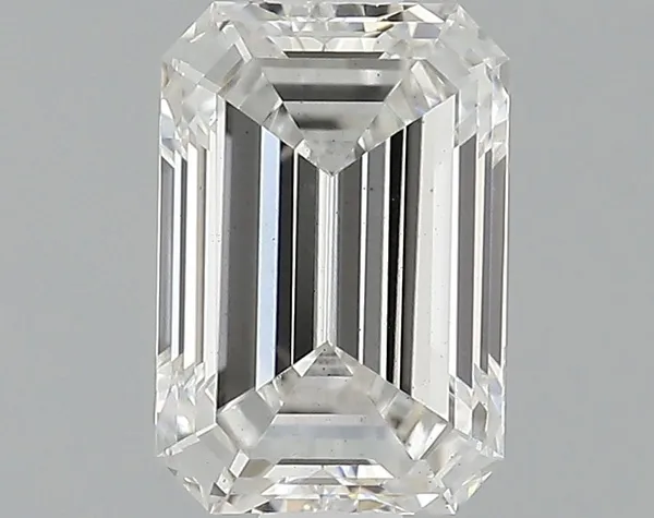 0.81ct EMERALD F VS2 Lab diamond