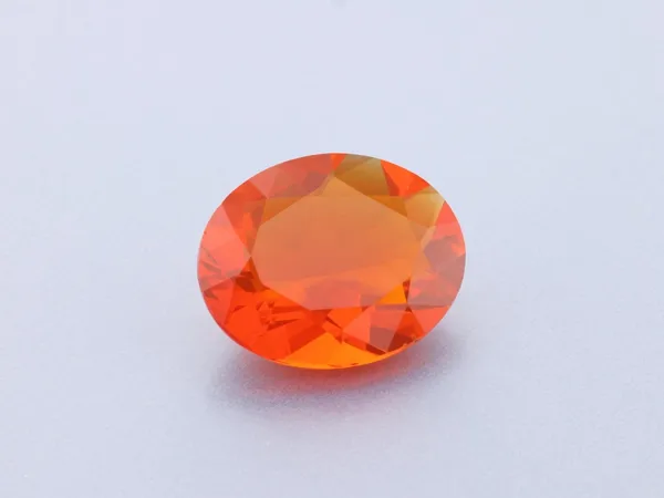 1.69ct Orange Opal, Oval cut gemstone