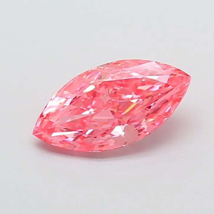 1.99ct MARQUISE Fancy Vivid Pink VS1 Coloured Lab diamond