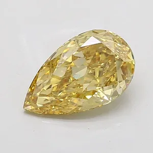 1.02ct OVAL Fancy Yellow VS1 Coloured Lab diamond