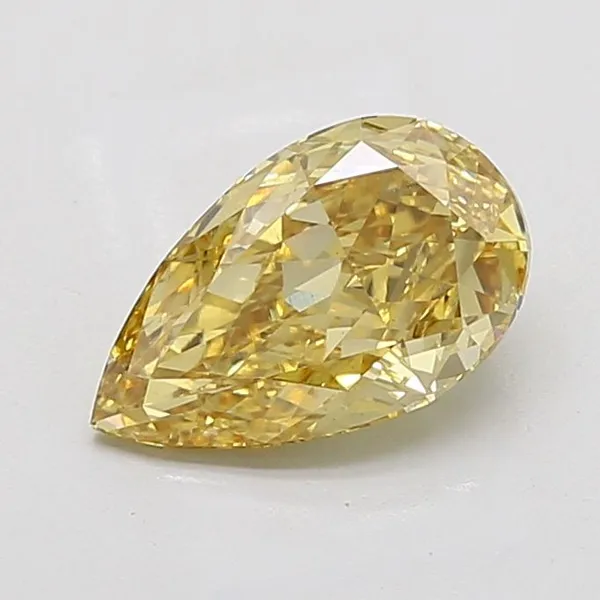 1.02ct OVAL Fancy Yellow VS1 Coloured Lab diamond
