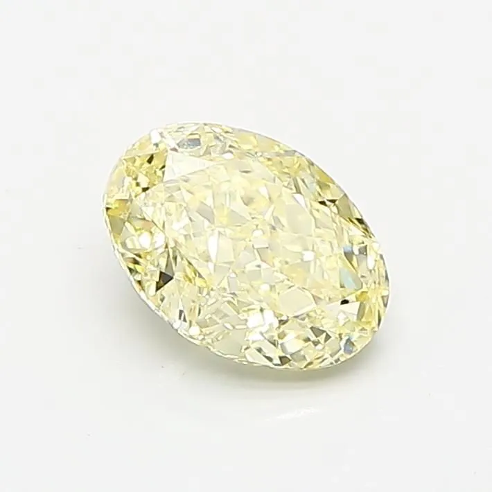 1.02ct OVAL Fancy Yellow VS2 Coloured Lab diamond