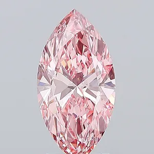 2.58ct MARQUISE Fancy Vivid Pink VS1 Coloured Lab diamond