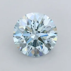 1.05ct ROUND Fancy Blue VVS2 Coloured Lab diamond