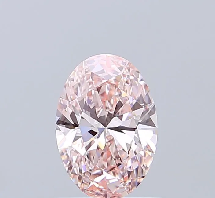 1.02ct OVAL Fancy Intense Pink VVS1 Coloured Lab diamond