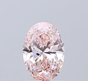 1.02ct OVAL Fancy Intense Pink VVS1 Coloured Lab diamond