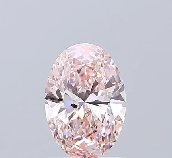 1.02ct OVAL Fancy Intense Pink VVS1 Coloured Lab diamond