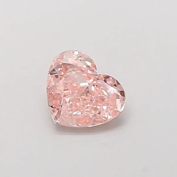 1.07ct HEART Fancy Pink VS1 Coloured Lab diamond
