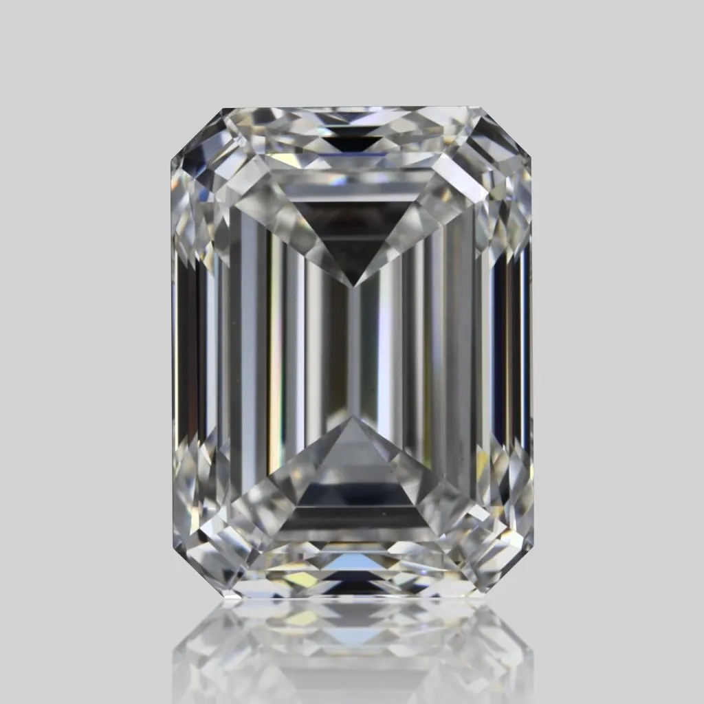 0.80ct EMERALD F VVS2 Natural diamond