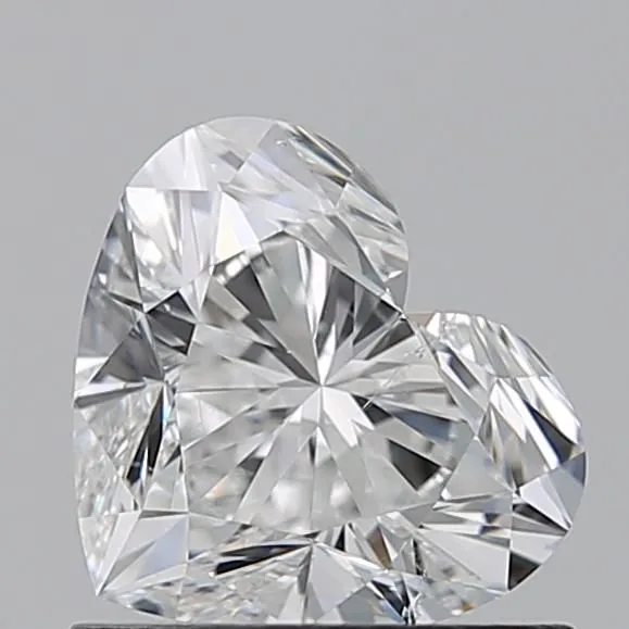 0.91ct HEART F SI1 Natural diamond