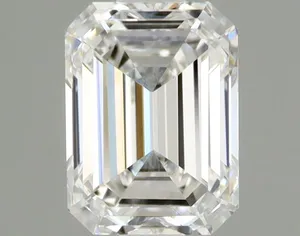 0.7ct EMERALD F VVS2 Natural diamond