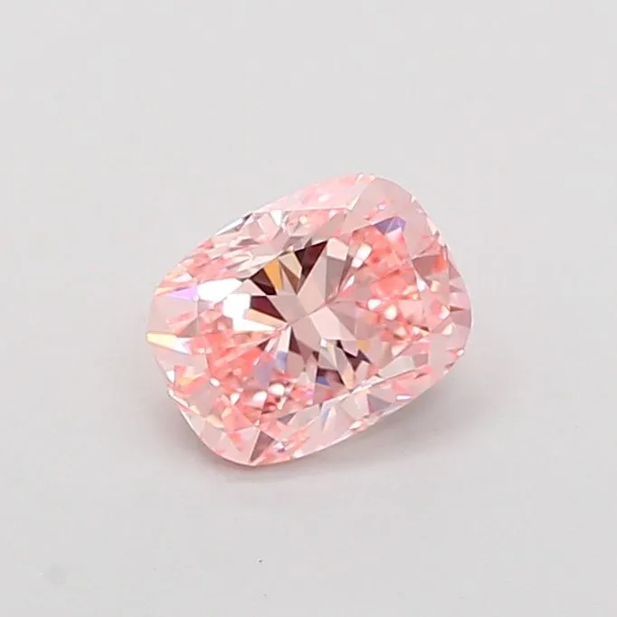 1.00ct CUSHION Fancy Intense Pink VVS2 Coloured Lab diamond
