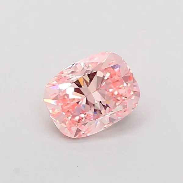 1ct CUSHION Fancy Intense Pink VVS2 Coloured Lab diamond