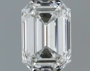 0.51ct EMERALD F VS2 Natural diamond