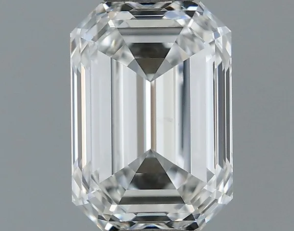 0.51ct EMERALD F VS2 Natural diamond