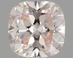 0.72ct CUSHION Fancy Pink VVS2 Coloured Lab diamond