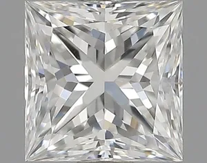 0.51ct PRINCESS G VVS1 Natural diamond