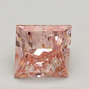 3ct PRINCESS Fancy Intense Pink VS1 Coloured Lab diamond