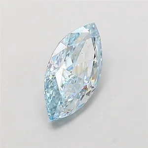 1.5ct MARQUISE Fancy Intense Blue SI1 Coloured Lab diamond