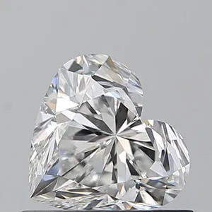 0.7ct HEART F VVS1 Natural diamond