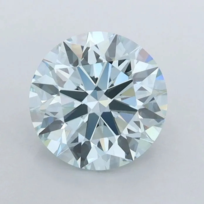 1.00ct ROUND Fancy Intense Blue VVS2 Coloured Lab diamond