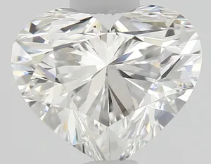 0.7ct HEART F IF Natural diamond