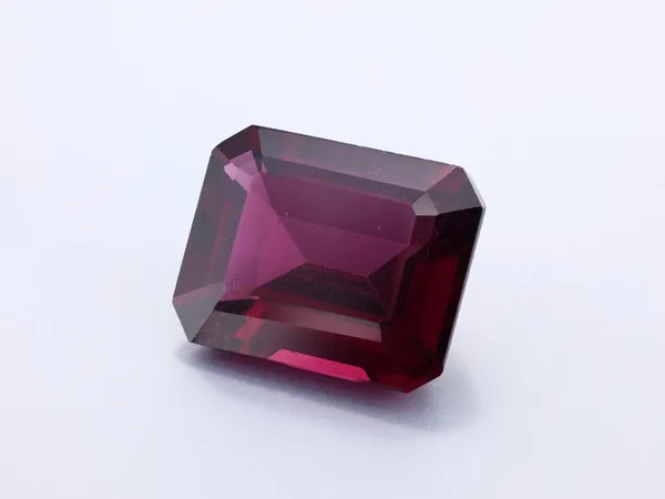 6.4ct Purple Garnet, Emerald Cut gemstone