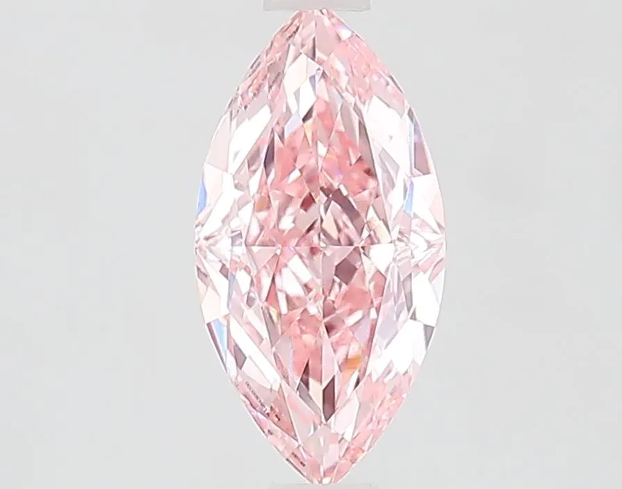 1.33ct MARQUISE Fancy Intense Pink VVS2 Coloured Lab diamond