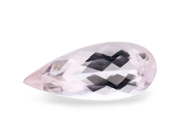 5.49ct Pink Morganite, Pear Shape cut gemstone